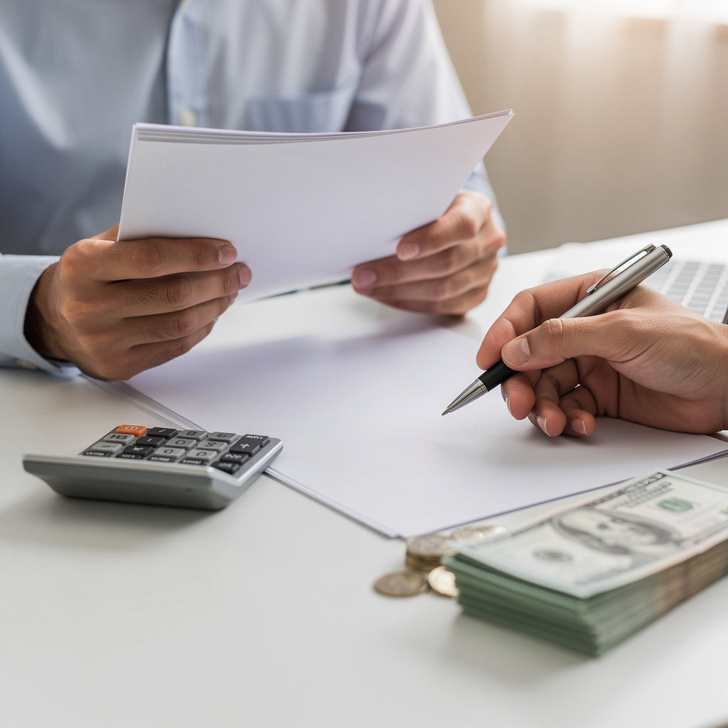 BAIL HOTLINE BAIL BONDS financing expert reviewing affordable bail bond payment options with a client in Santa Barbara